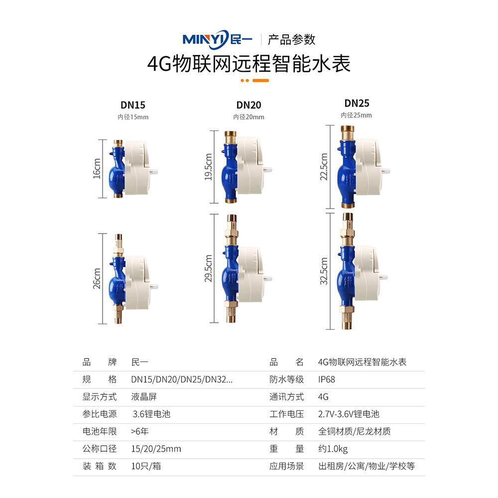 4G物联网远程智能水表 - 4
